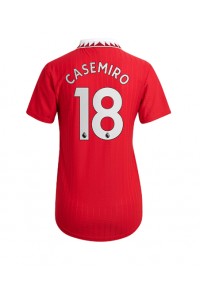 Manchester United Casemiro #18 Fotballdrakt Hjemme Klær Dame 2022-23 Korte ermer